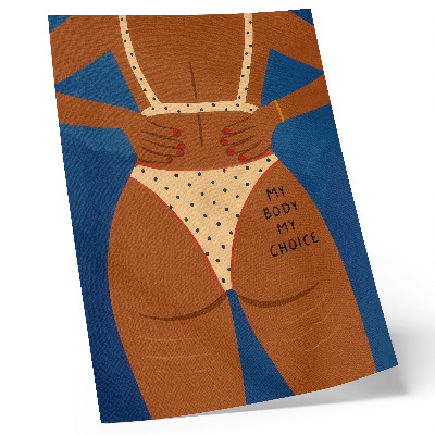 Decorative poster A modern image of female strength