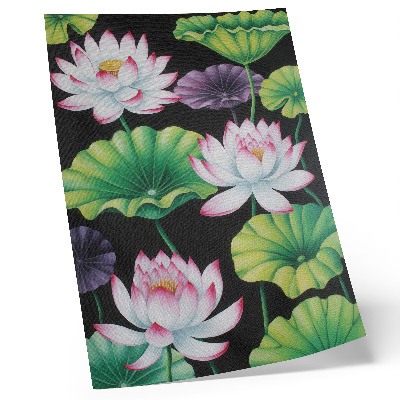 Premium wall art The beauty of nature flowers and green leaves