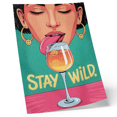 Poster Intense colors, positive atmosphere, pop art, expressiveness