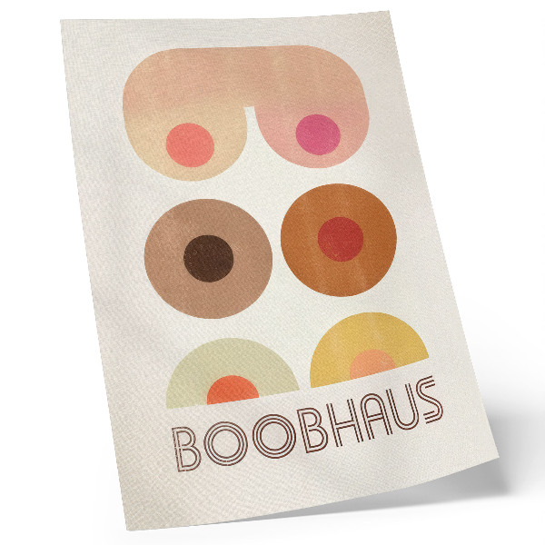Premium wall art Boobhaus Bauhaus style graphics