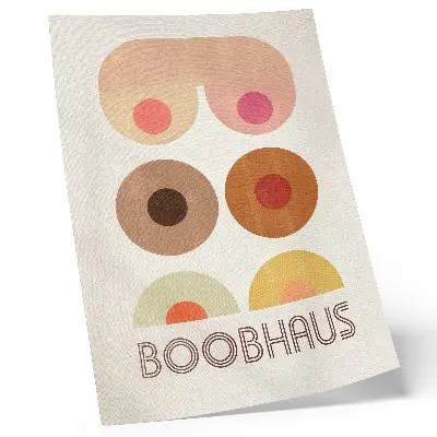 Boobhaus Bauhaus style wall art premium print