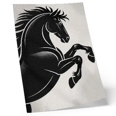 Decorative poster modern black and white dynamic contrast