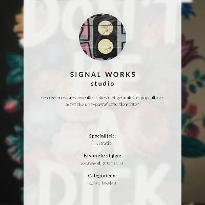 Decorative poster Flowers with pink inscription positive energy