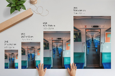 Decorative poster Modern interior geometric design harmony