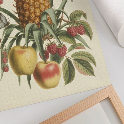 Art print Classic style fruits leaves nature harmony