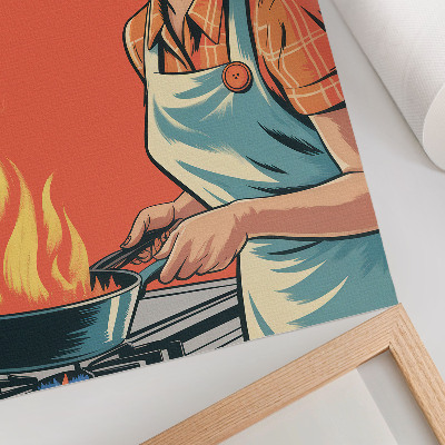 Premium wall art Pop art style, colorful accents, dynamic composition