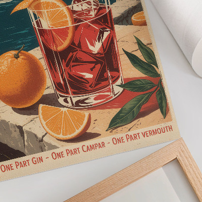 Poster Intense colors, holiday atmosphere, sea, orange