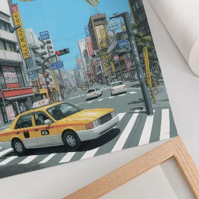 Urban surrealism fish decorative poster modern street art design