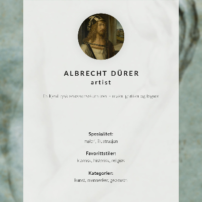 Poster The fifth knot with a white shield with six points in the center (ca. 1506) by Albrecht Dürer