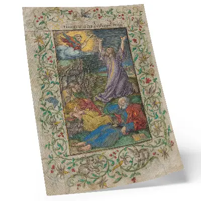 Christ on the Mount of Olives by Albrecht Dürer and Georg Mack the Elder decorative poster