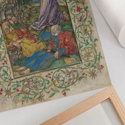 Christ on the Mount of Olives by Albrecht Dürer and Georg Mack the Elder decorative poster