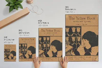 Art print cover of The Yellow Book, an illustrated quarterly, Volume II, July 1894, by Aubrey Beardsley