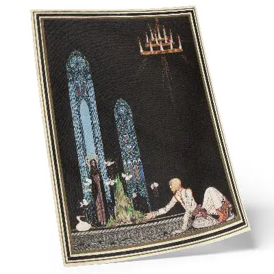 Premium wall art Kay Nielsen's illustration for East of the Sun and West of the Moon