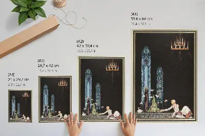 Premium wall art Kay Nielsen's illustration for East of the Sun and West of the Moon