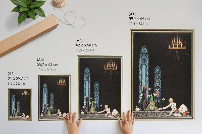 Premium wall art Kay Nielsen's illustration for the book 