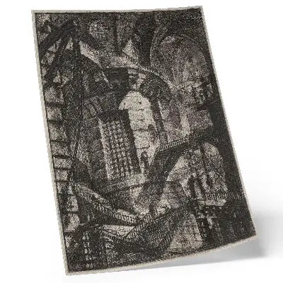 Decorative poster The Round Tower by Giovanni Battista Piranesi from the 1780s