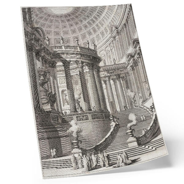 Poster Ancient Temple – Giovanni Battista Piranesi