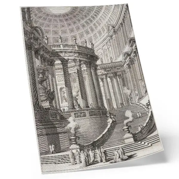 Ancient Temple by Giovanni Battista Piranesi poster