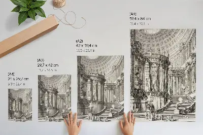 Ancient Temple by Giovanni Battista Piranesi poster