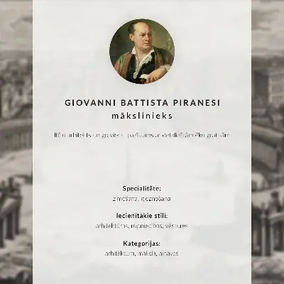 Architectural studies by Giovanni Battista Piranesi premium wall art