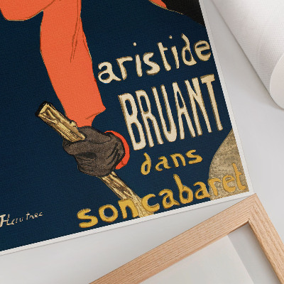 Poster The Ambassadors of Aristide Bruant dans son cabaret 1892 high resolution print by Henri de Toulouse-Lautrec