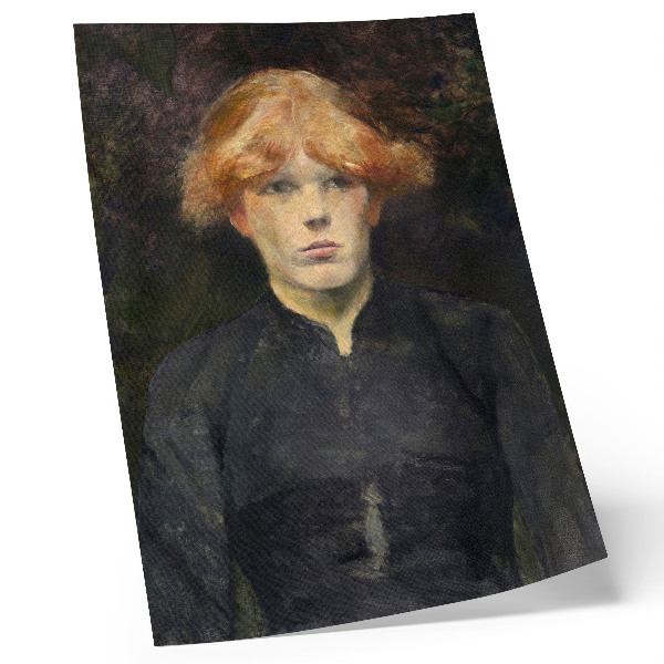Art print Carmen (ca. 1884) high-resolution painting by Henri de Toulouse–Lautrec