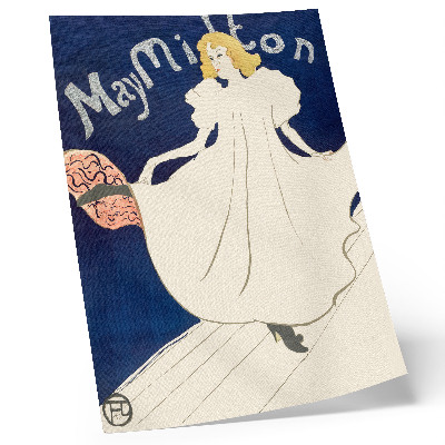 Decorative poster May Milton (1895) – high-resolution print by Henri de Toulouse-Lautrec