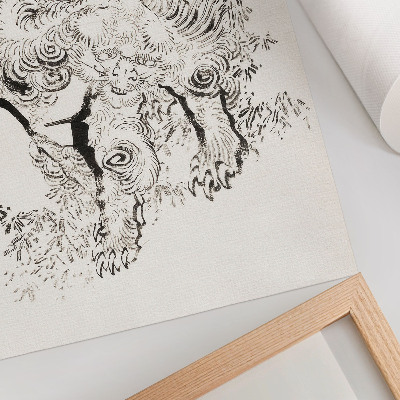 Decorative poster Hokusai's Japanese Tiger, Album of Sketches (1760-1849)