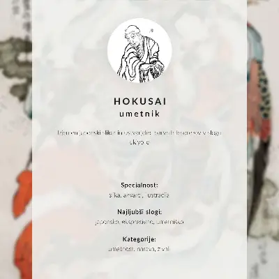 Art print bamboo by Katsushika Hokusai in a vintage Japanese painting style