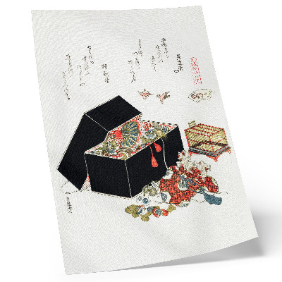 Poster Hokusai's Japanese jewelry box (1822)