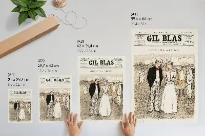 The Eternal Trio by Théophile Alexandre Steinlen premium wall art engraving from 1899