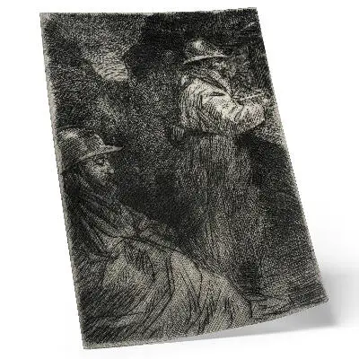 Art print In the Barracks by Théophile Alexandre Steinlen