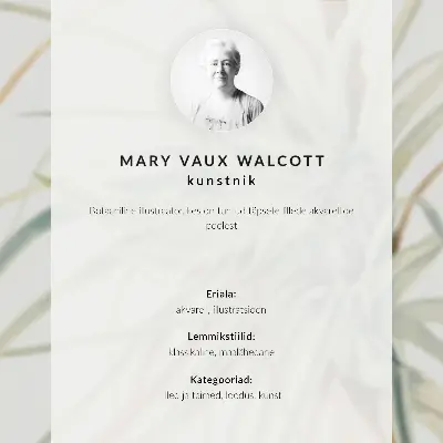 Poster featuring Wild Pineapple (Tillandsia fasciculata) (1921) by Mary Vaux Walcott