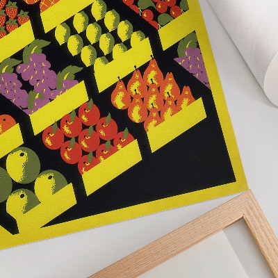 Decorative poster The Fruit Shop (1936) – by Federal Art Project
