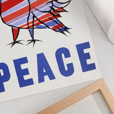McCarthy Peace (1968) with bird by Ben Shahn poster