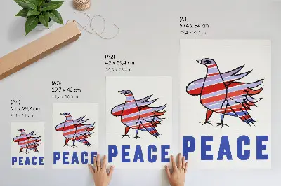 McCarthy Peace (1968) with bird by Ben Shahn poster