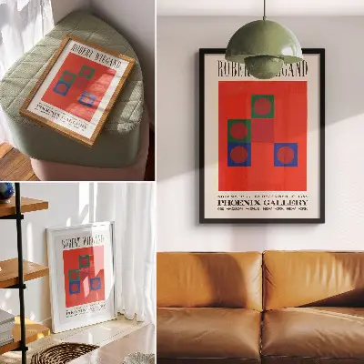 Robert Wiegand exhibition poster from 1965