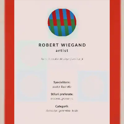 Robert Wiegand exhibition poster from 1965