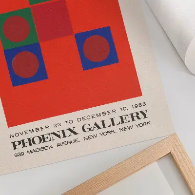 Robert Wiegand exhibition poster from 1965