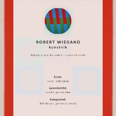 Poster Robert Wiegand's exhibition poster (1965)