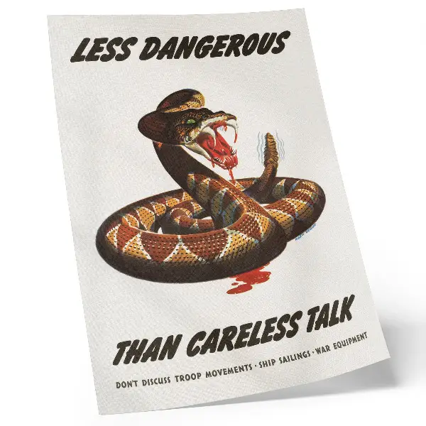Snake (1944) by Albert Dorne art print