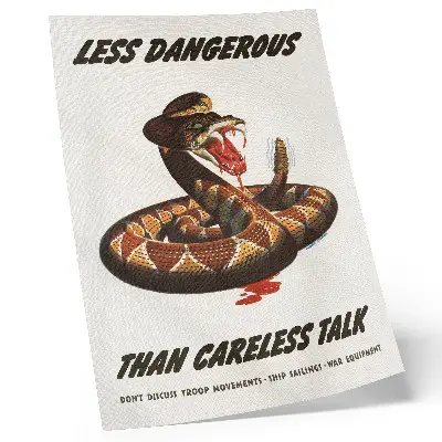 Snake (1944) by Albert Dorne art print