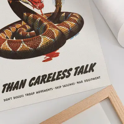 Snake (1944) by Albert Dorne art print
