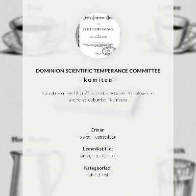 Art print Safe Stimulants by the Dominion Scientific Absorption Committee