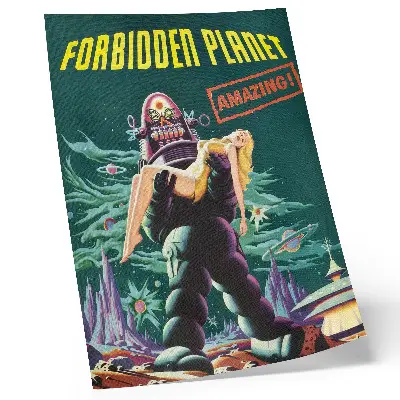 Forbidden Planet with Robby the Robot 1956 decorative poster