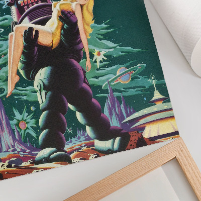 Decorative poster Forbidden Planet with Robby the Robot (1956)
