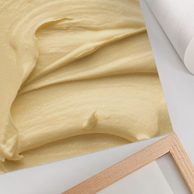 Poster Creamy mass with a smooth consistency