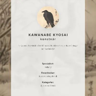 Cat Catching a Frog by Kawanabe Kyosai premium wall art