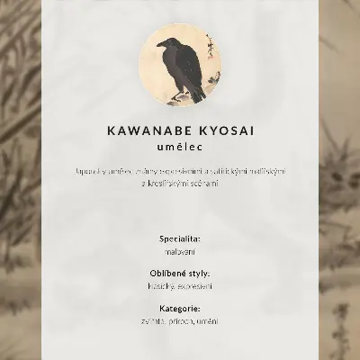 Cat Catching a Frog by Kawanabe Kyosai premium wall art