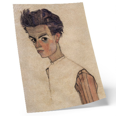 Premium wall art Self-portrait by Egon Schiele (1910)